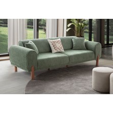 Edsy Home Armoni3+3+1+1 Koltuk Takımı Yeşil