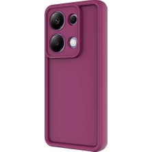 ZORE Xiaomi Redmi Note 13 Pro 4g Kılıf Kamera Korumalı Zore Ananas Kapak-Pembe Koyu