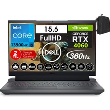 Dell G15 5530 I9-13900HX 32GB Ddr5 4tb SSD 8GB/RTX4060 Freedos 15.6" 360Hz Fhd Taşınabilir Bilgisayar G155530017W08+WEBLEGELSINÇANTA