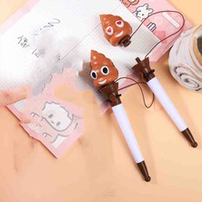 Meyra Accessories Poo Sukuşili Tükenmez Jel Kalem ve Eğlence Kalemi 1 Adet