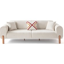 Edsy Home Armoni 3+3+1+1 Koltuk Takımı  Krem