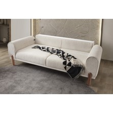 Edsy Home Armoni 3+3+1+1 Koltuk Takımı  Krem