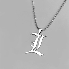 Gümüşcüm Death Note Yagami Light Gümüş Kolye