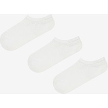 Penti Active Microfiber 3lü Beyaz Sneaker Çorabı