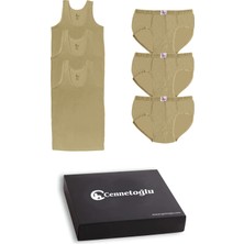 Cnt Asker Er Atlet KÜLOT 6'lı İç Çamaşır Takımı Özel Ambalaj Kutusunda