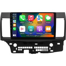 Navecron Mıtsubıshı Lancer 2008+ Uyumlu Androıd Multimedya Gerçek 2/32 Kablosuz Carplay Geri Görüş Kameralı