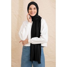 PURE SCARFS Penye Siyah Şal