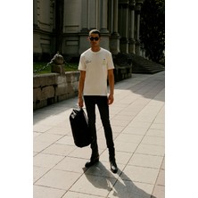 Altınyıldız Classics Erkek Siyah Ekstra Slim Fit Dar Kesim Rıss Pamuklu Esnek Denim Jean Kot Pantolon