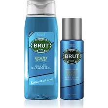 Sport Style Erkek Bakım Seti Deodorant 200 Ml, Duş Jeli 500 ml