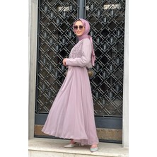 Heddy & Nurcan Çetin Nurcan Çetin Abaya Takım 7638 Lila