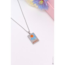 Bear & Pear The Lovers Tarot Kolye Burç Kadın Kolye