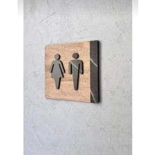 Yönline Relief Serisi Bay ve Wc Yönlendirme Levhası