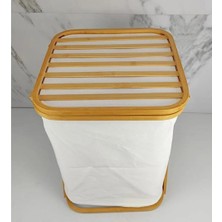 Panalı B9035 Bambu Camasır Sepetı