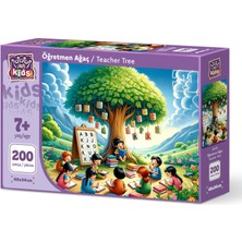 Art Puzzle Art Çocuk Öğretmen Ağaç 200 Parça Puzzle