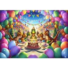 Art Puzzle Art Çocuk Dinazor Partisi 50 Parça Puzzle