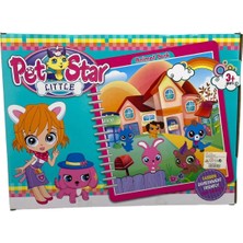 Shem Littlest Pet Shop Neşeli Minişler Animal Park Pet Star Minişler Pembe Kuşlu Model Set 16 Parça