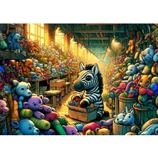 Art Puzzle Art Çocuk Oyuncak Fabrikası 100 Parça Puzzle