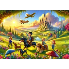 Art Puzzle Art Çocuk Kalenin Sevimli Misafirleri 200 Parça Puzzle