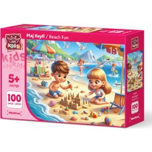 Art Puzzle Art Çocuk Plaj Keyfi 100 Parça Puzzle