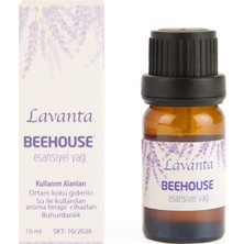 Beehouse Lavanta Esansiyel Buhurdanlık Yağı Renkli 10 ml