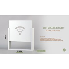 Wood Totally - Dekoratif Wifi Saklama Kutusu