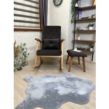 Asedia Trend Naturel Acı Kahve Kapitoneli Puflu Sallanan Sandalye