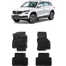 SKODA  KODIAQ 2017 ve Sonrası 3D Havuzlu Paspas