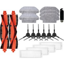 Success Xiaomi Mijia Robot Süpürge STYJ02YM/3C/B106CN/MOP P Yedek Parçalar Ana Yan Fırça Hepa Filtre Mop, Siyah (Yurt Dışından)
