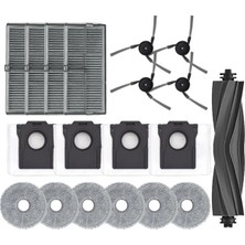 Success Dreame X40 Ultra/ X40PRO Aksesuarları Ana Yan Fırça Hepa Filtre Paspas Pedleri Paçavralar Toz Torbası Robot Süpürge Yedek Parçaları (Yurt Dışından)