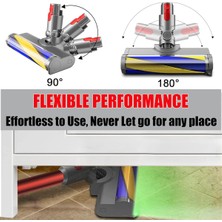Success Dyson V7 V8 V10 V11 V15 Sert Zemin Fırça Başlığı Yedek Parçaları Toz Algılama Işığı Ile Fırça Başlığı (Yurt Dışından)