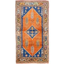 Soho Antiq Almada El Dokuma Turuncu Dazkırı Halı 165X312 cm
