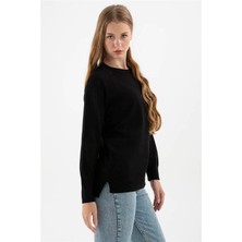 Fashion Friends Kadın Kazak Siyah 24K0024K1