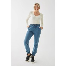 Fashion Friends Kadın Pantolon Mavi 24K0800K1