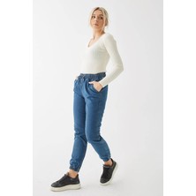 Fashion Friends Kadın Pantolon Koyu Mavi 24K0800K1
