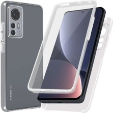 Teknomoda Xiaomi Mi 12 Kılıf 360 Şeffaf Ön Arka Korumalı Şeffaf Silikon
