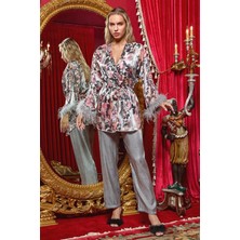 Cossy By Aqua Kadın 3'lü Pijama Takımı 25156