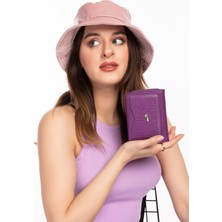 Gondol Hmx Polo Günlük Kullanışlı El Cüzdanı HMX.198 - Mor