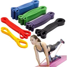 Lethe Boards Orta Seviye 15-40 kg Direnç Bandı Yoga Pilates Lastiği / Training Band - Mor