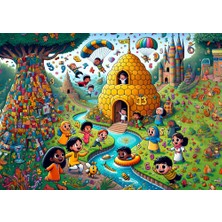 Art Puzzle Art Çocuk Sayılar Ülkesi 50 Parça Puzzle