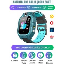 Smartblade Q19 Lbs Konumlu Akıllı Çocuk Takip Saati Sim Kartlı Arama, Kameralı, Gizli Dinleme Özellikli