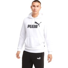 Puma Essential Big Logo Hoodie Tr  Erkek Beyaz Günlük Stil Sweatshirt 58668802