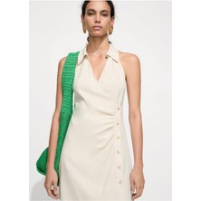 Anvelop Kesimli Gömlek Elbise