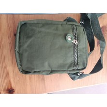 Eliteshop elite Nova Shopping Krinkıl Su Geçirmez Ithal Kumaş Küçük Çapraztelefon Çantası 14*9 cm -3 Fermuarlı