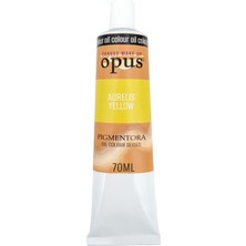 Opus Yağlı Boya 40 ml 5 Renk Sarı Beyaz Mavi Siyah Kırmızı Pigmentora Oil Colour Serie