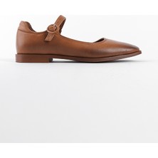 Capone Outfitters Beth Hakiki Deri Mary Jane Kadın Ayakkabı