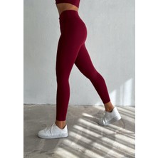 Suya U&S Wear Fermuar Detaylı Crop-Tayt Dalgıç Spor Takım