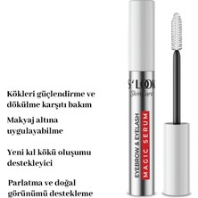 S’look Eyebrow & Eyelash Magıc Serum Besleyici Uzatıcı Doğal Bakım Kaş Kirpik Serumu 5 ml