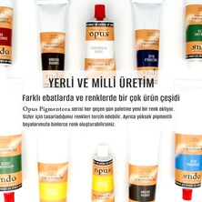 Opus Yağlı Boya 40 ml 5 Renk Sarı Beyaz Koyu Mavi Kahverengi Kırmızı Pigmentora Colour Serie