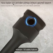 8 Parça 1/2" Allen Anahtar Seti,matkap Uçları, Dayanıklı Krom Molibden Çelik, Endüstriyel Aletler