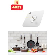 Güçlü Vantuzlu Eşya Tutucu Askı Banyo Mutfak Pratik Kullanım Iz Bırakmayan Tutucu